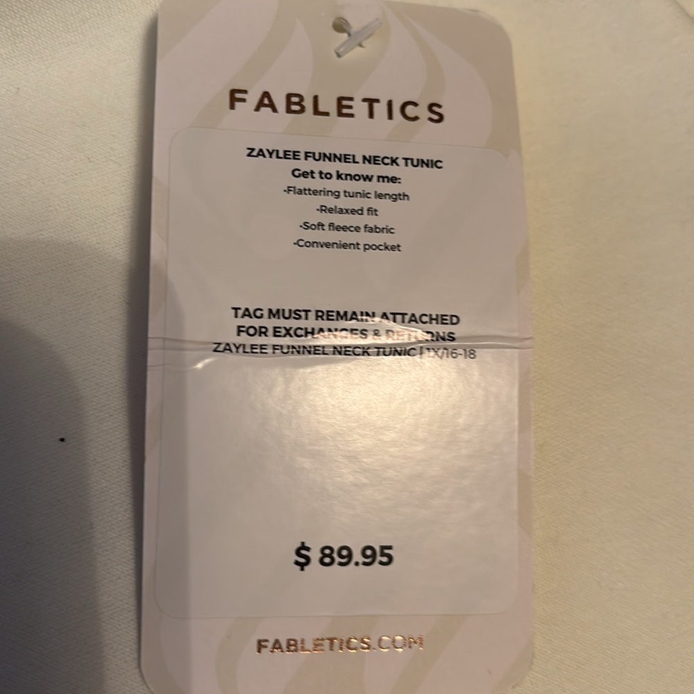 Fabletics Zaylee Funnel Neck Tunic, Size 1X - Picture 12 of 15